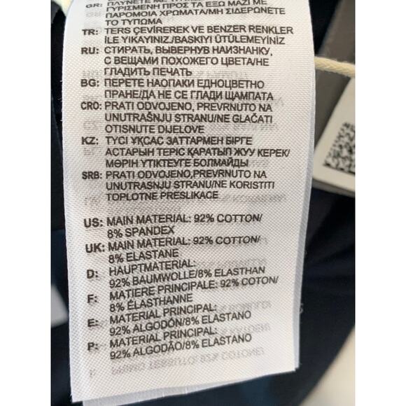 ADIDAS Women's Black/White Essential Linear Pull-On Tights SZ L - Picture 10 of 12